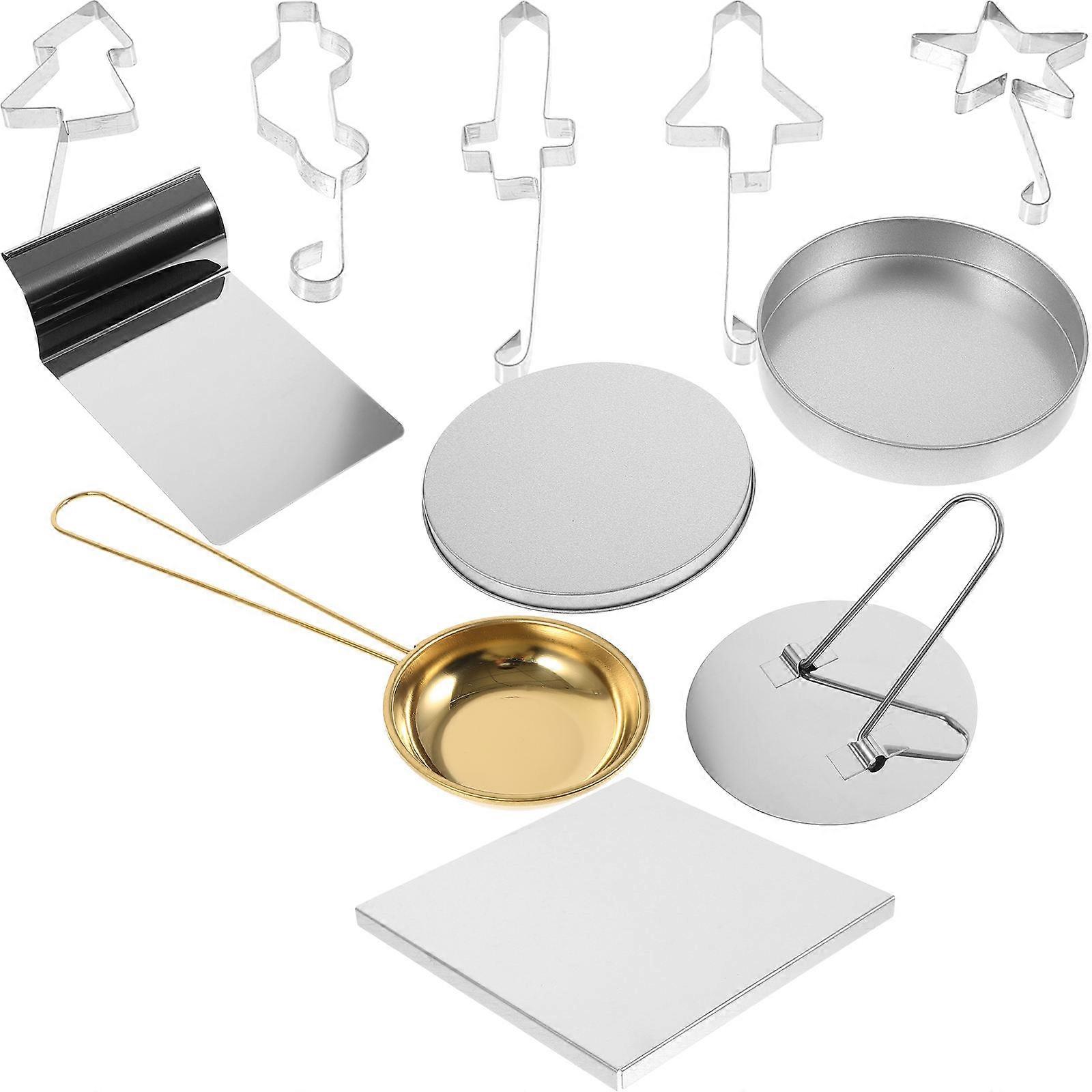 1 Set of Stainless Steel Cookie Baking Molds for Biscuit and Sugar Pie Making