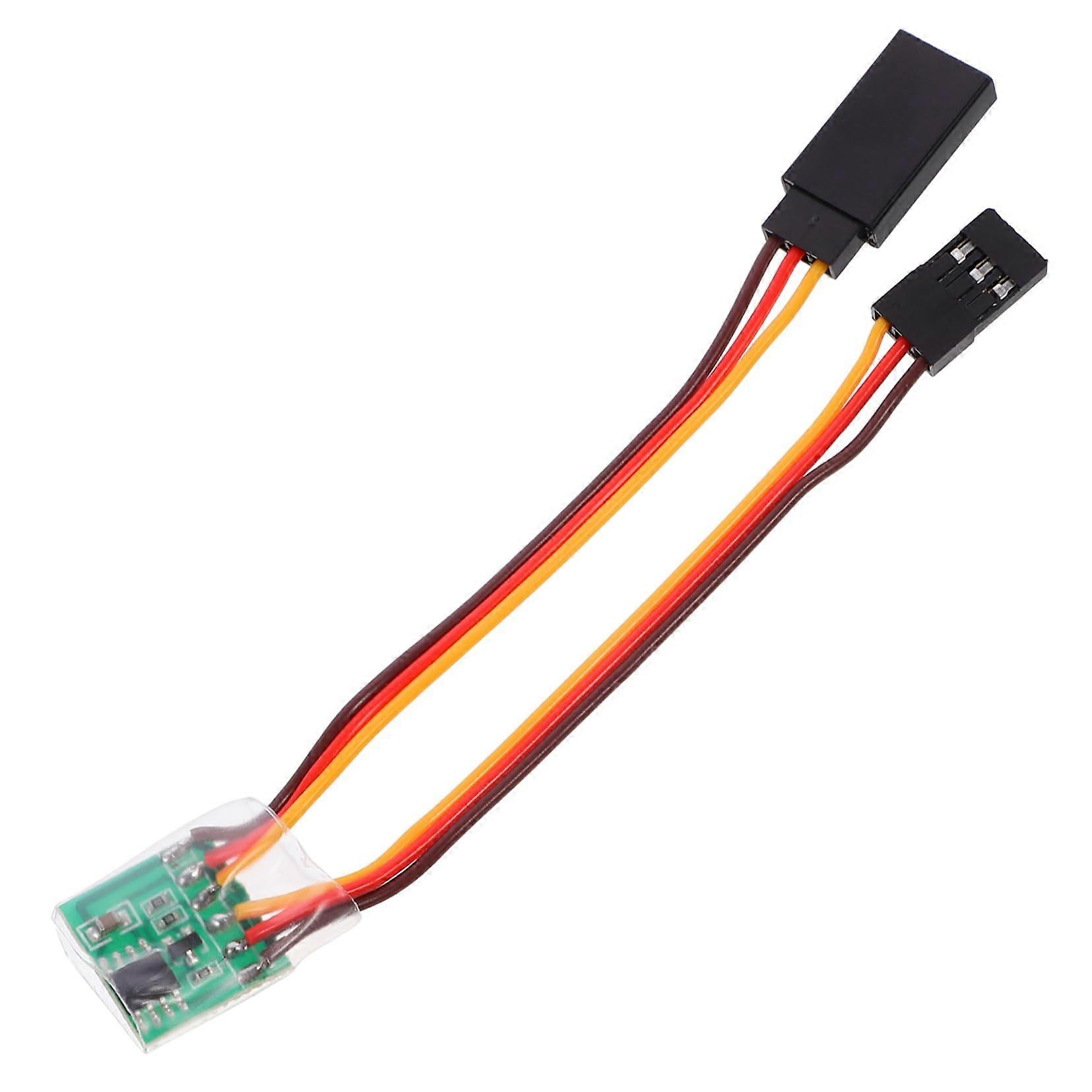 Servo reverser for model aircraft, signal reverser, compatible with many servo brands