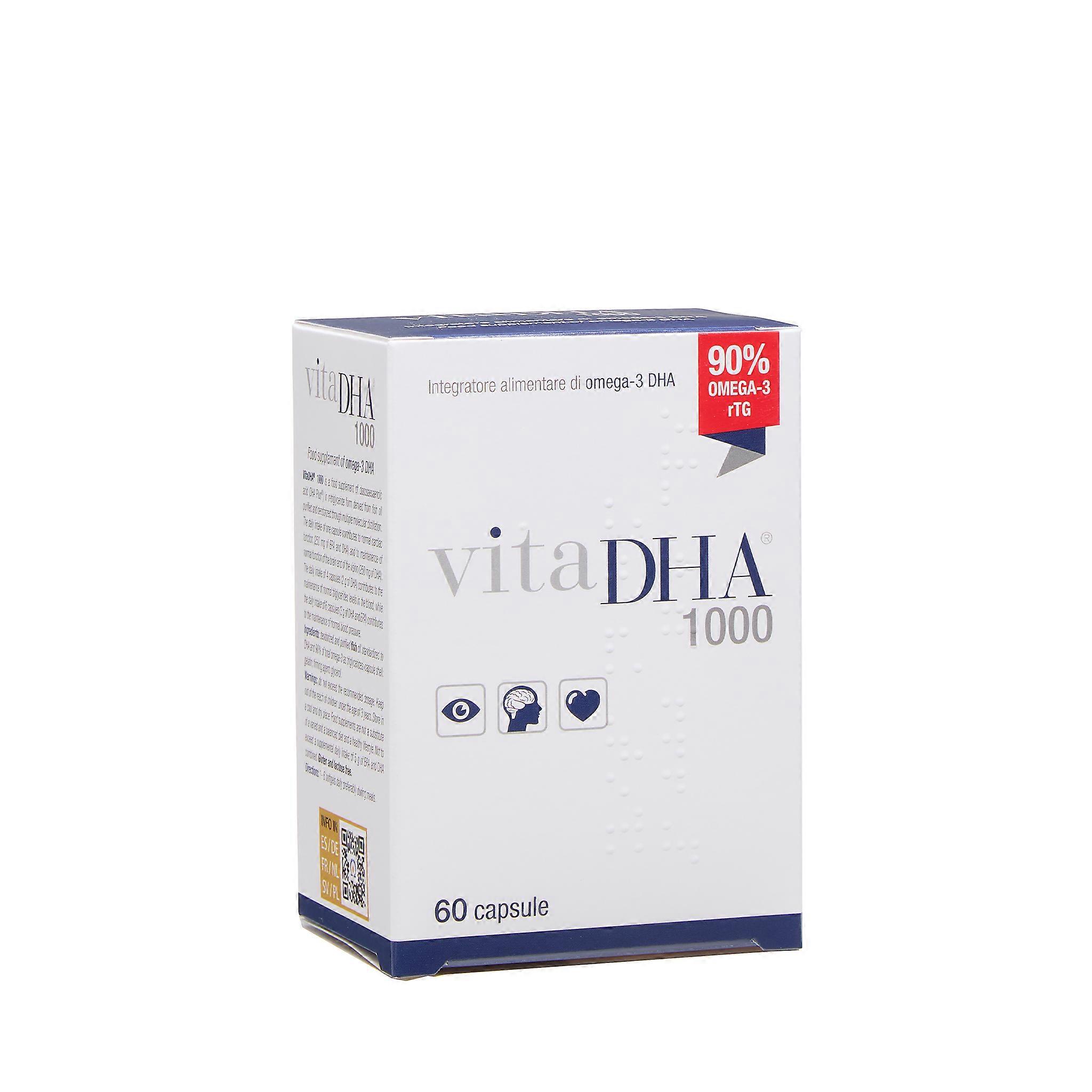 Vitadha 1000 - Omega3 Dha 60 kapselia
