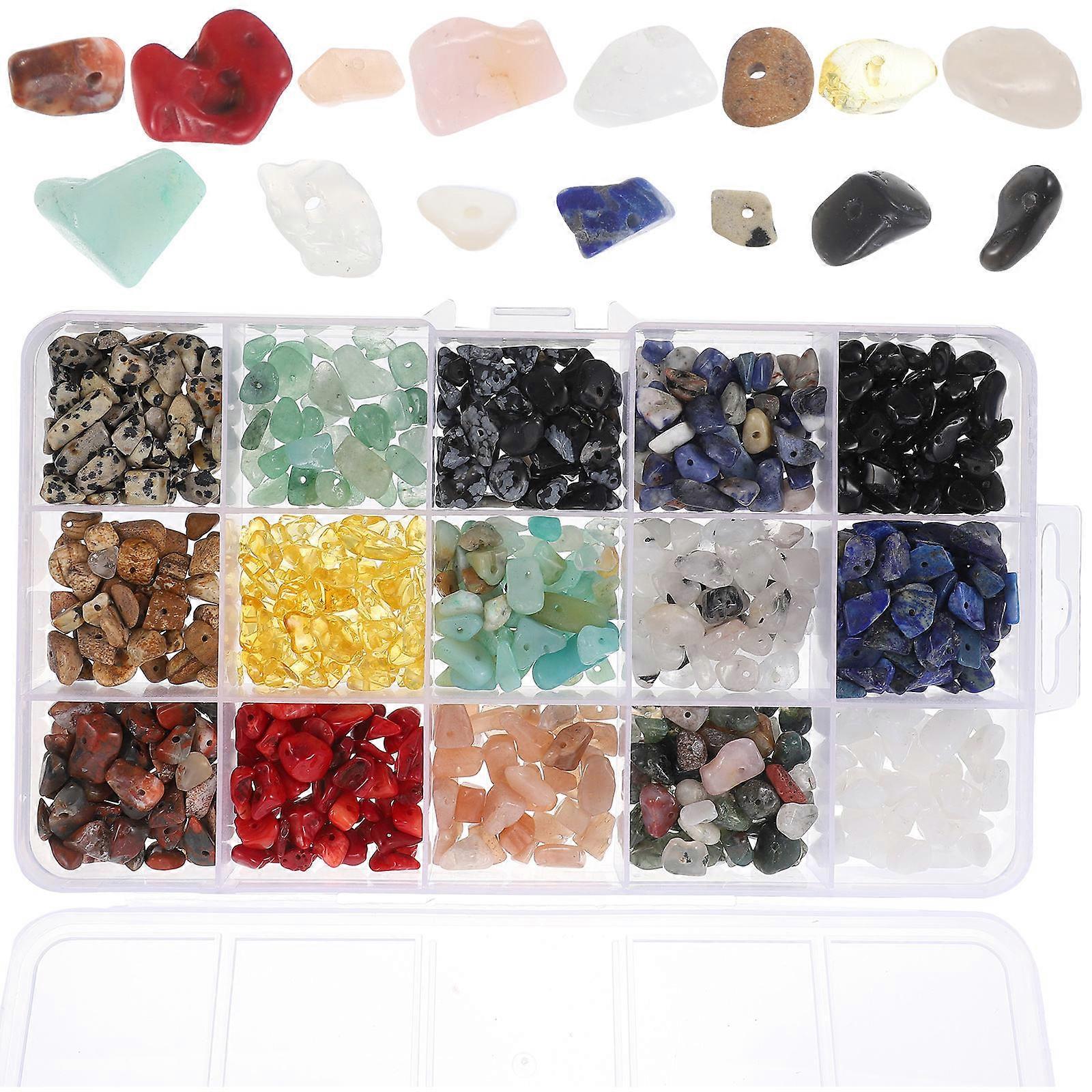 Diy Jewelry Crafts Beads Irregular Beads Stone Crafting Beads 5-15mm Assorted Color Practical 1 Box