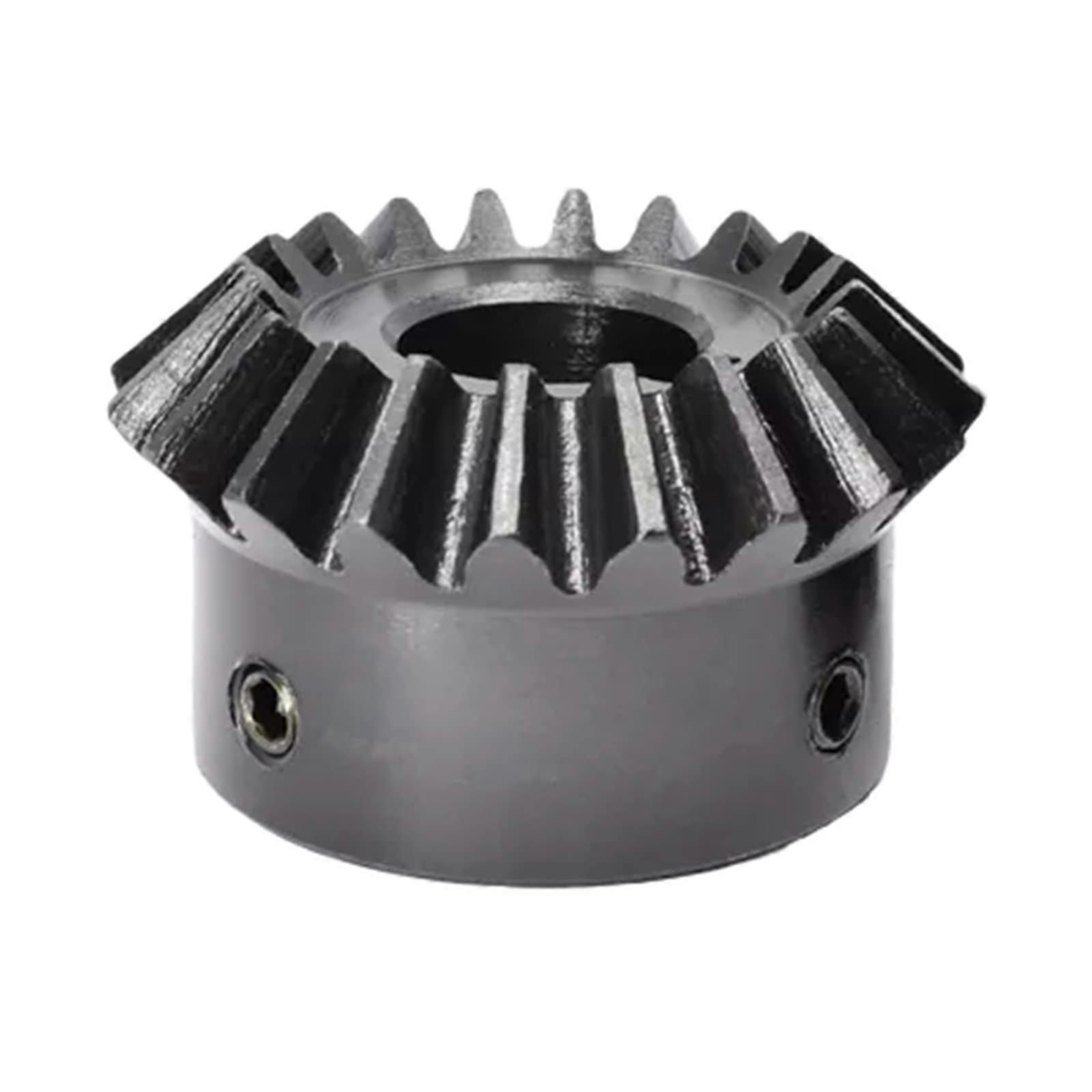 2 bevel gears, modulus 2, 30 teeth, inner bore 16/17/18/20/22/24/25/28 mm, 90degree drive, commutation, steel gears.