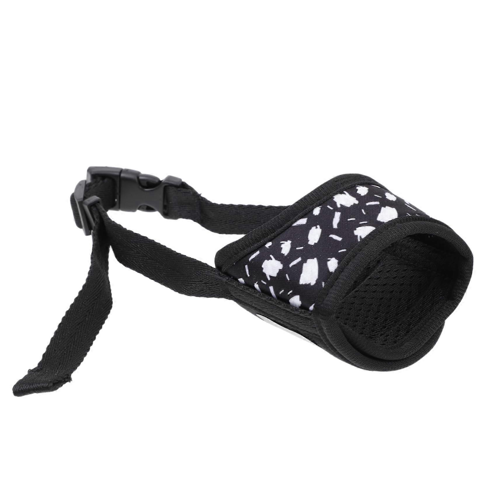 Snout Dog Muzzle Polyester Breathable Chewing Pet Accessories 12X8X3CM