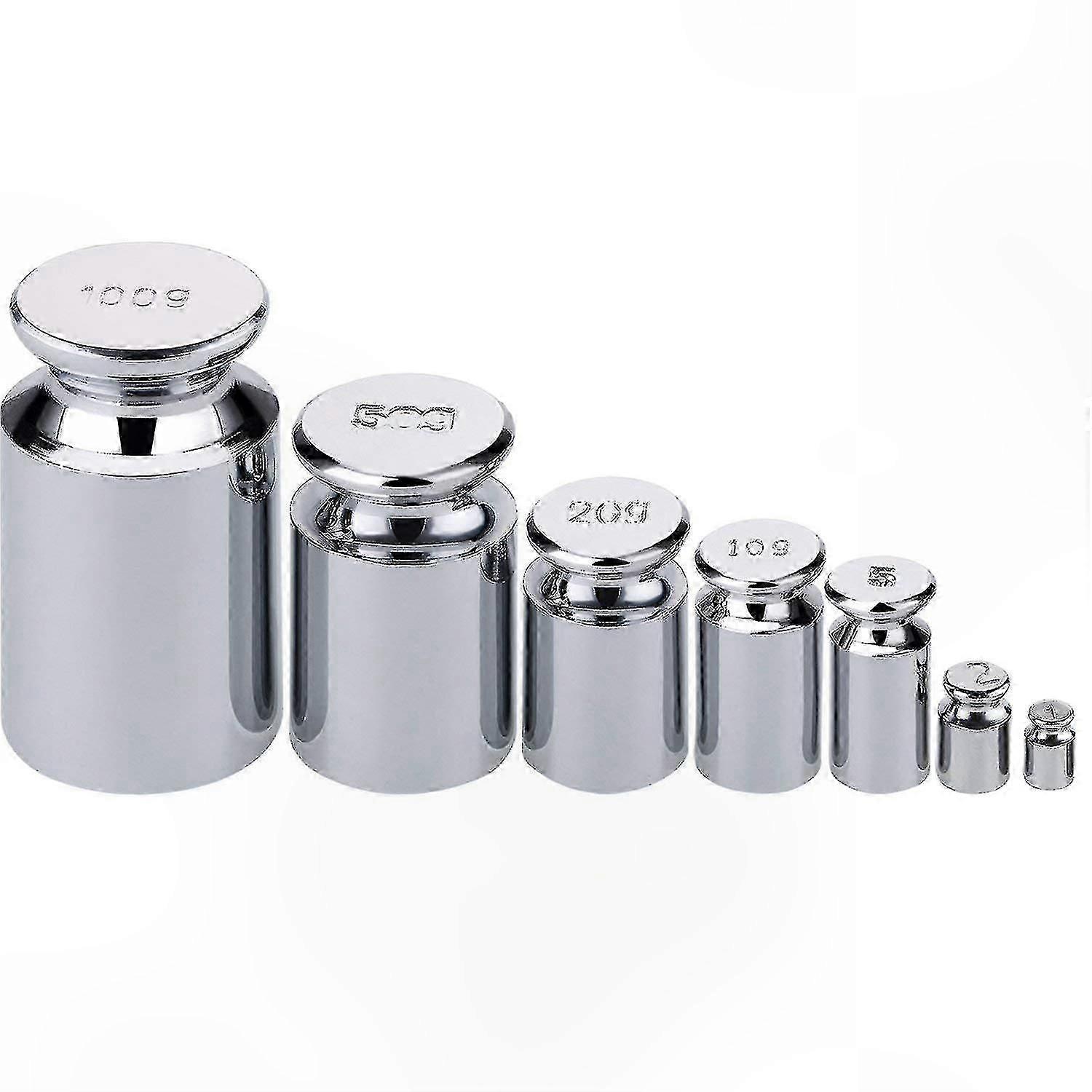 7-Piece Precision Calibration Weight Set for Scales (1g, 2g, 5g, 10g, 20g)
