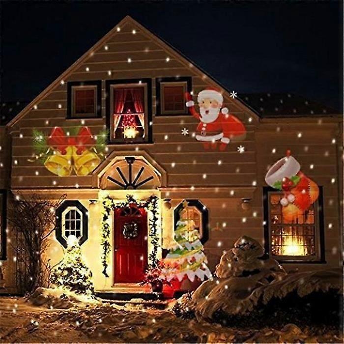 12 Pattern Christmas Laser Projector Garden LED Waterproof Spotlights Landscape Projection Light DJ Stage Light Xmas Light