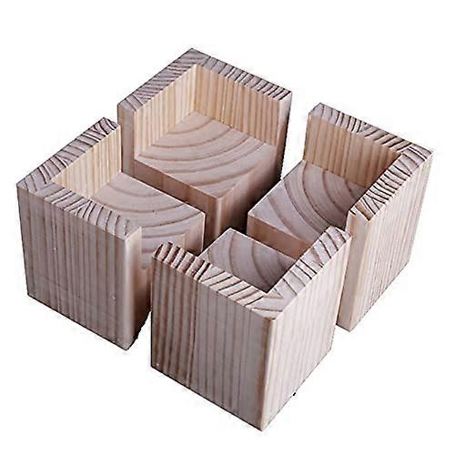 Height: 5 cm, faux furniture riser, load capacity 400500 kg, 4 pieces (5 x 5 cm).