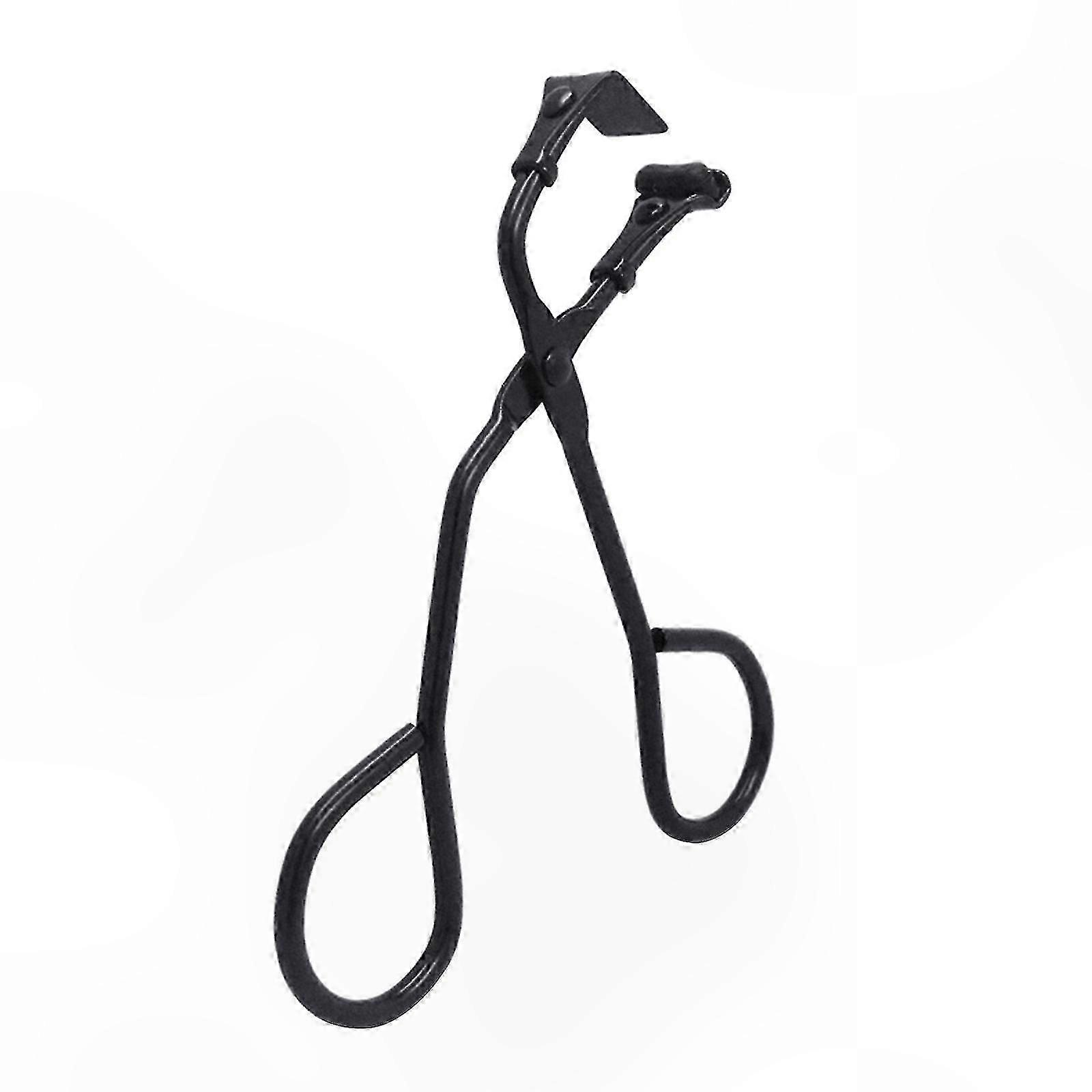 Stainless Steel Mini Eyelash Curler and Tweezer Combo for Precise Makeup Application