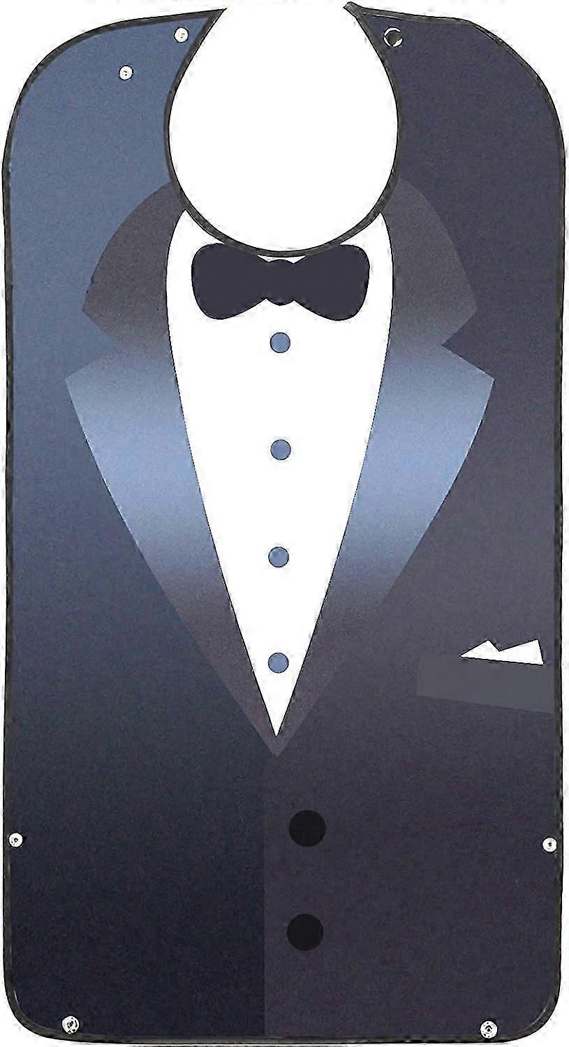 Heyteaアダルトビブ防水ダイニングビブ洗濯機洗える衣類プロテクター、高齢女性のためのクラムキャッチャー付き