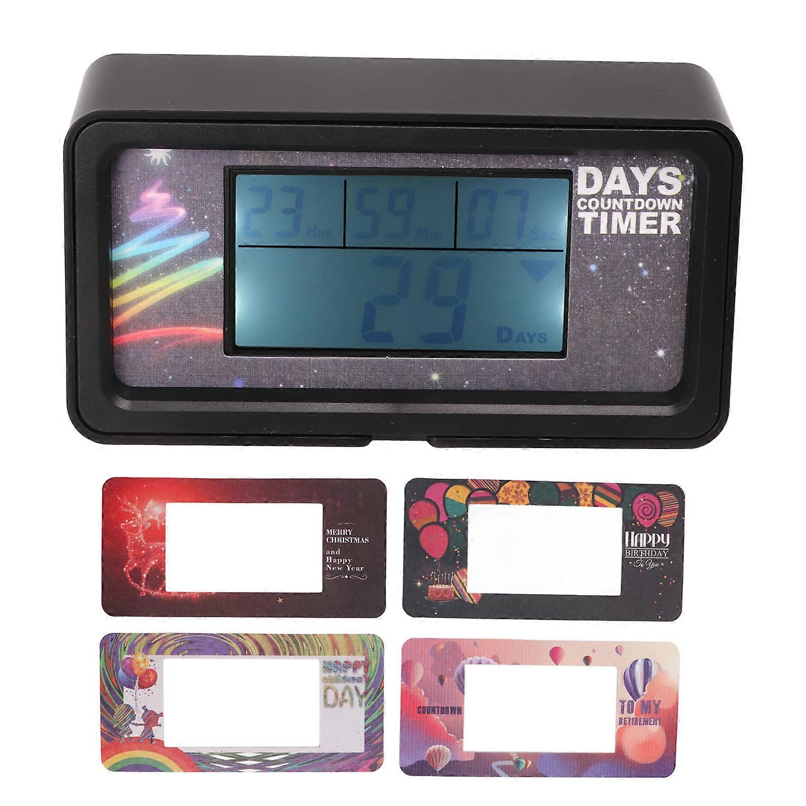 Digitale LCD Countdown Timer Klok met Dagen Uren Minuten Seconden Display voor Autoracen en Evenementen