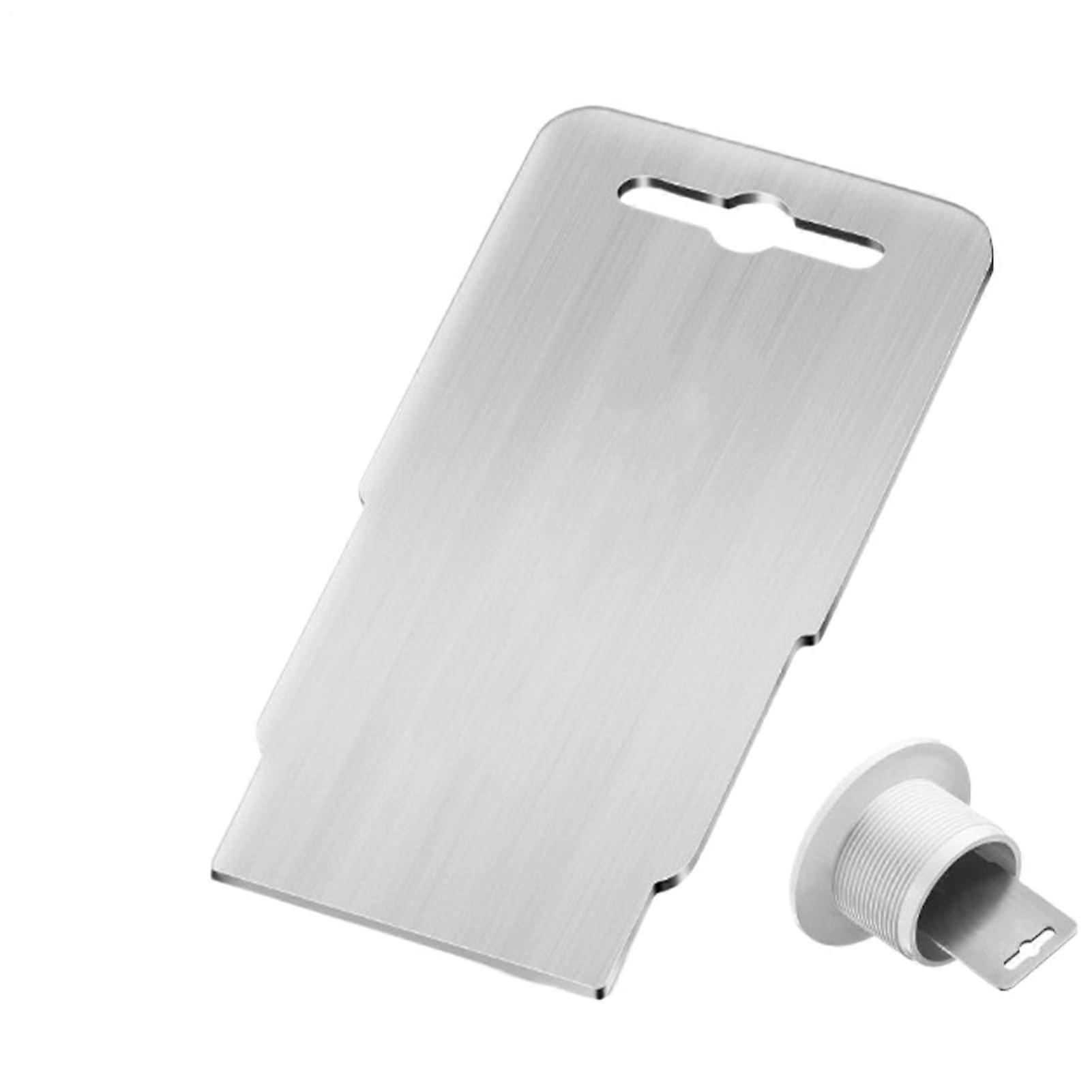 Stainless Steel Pool Seat Removal Tool 8.9 x 4.9 x 0.2 cm Rust-Resistant Maintenance Gear for Pools Ponds Spas White