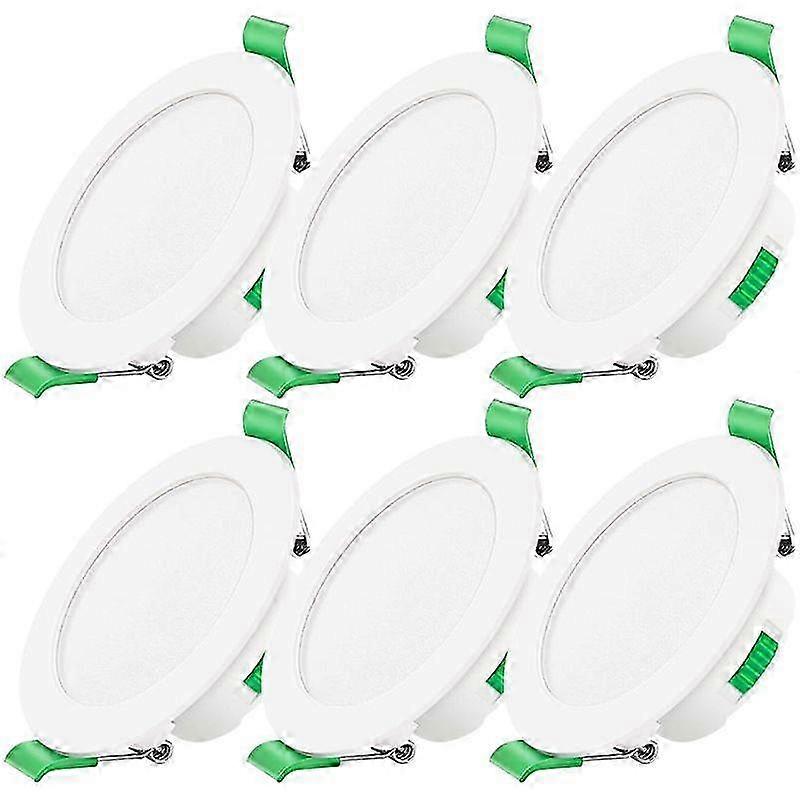 6pcs 7w White light-emitting diode Downlight Recessed Ceiling Lights Slim Spot