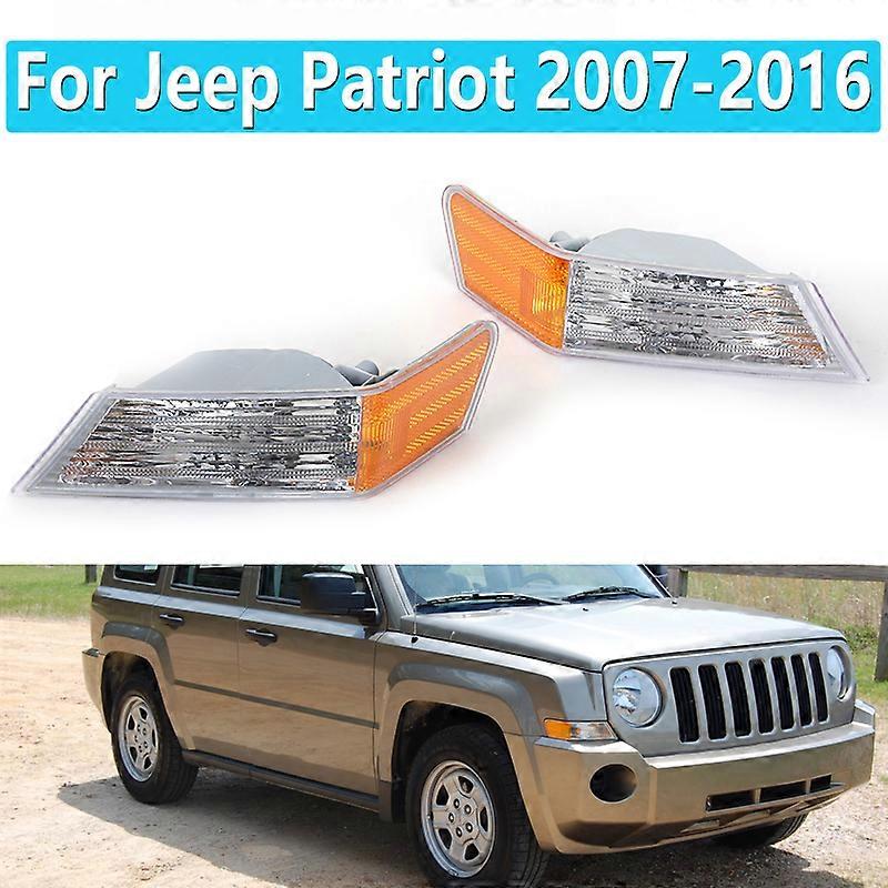Quality Front Turn Signal Light For Jeep Patriot 2007 2008 2009 2010 2011 2012 2013 2014 2015 2016 Turn Lamp Without Bulb