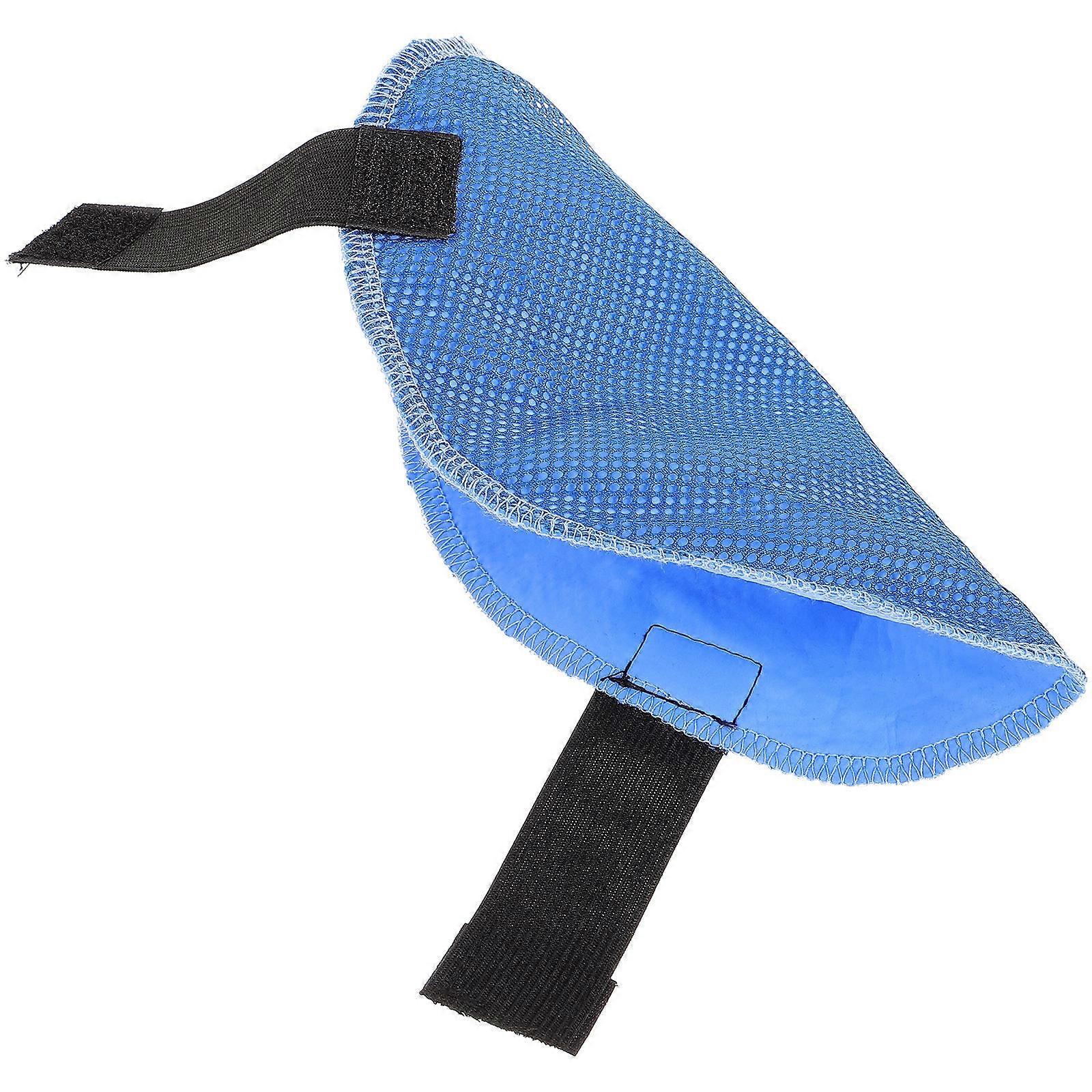 Cool Hat Pad Breathable Cycling Liner Protective Pad for Safety Blue Pva Material Cooling Function 1Pack