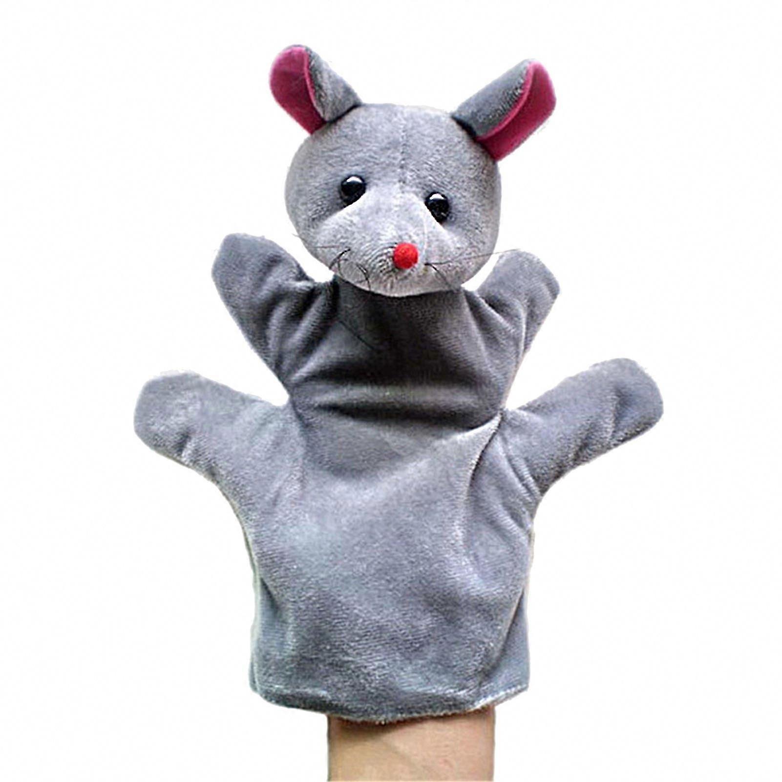 Animal Hand Puppet Super Soft Tear-Resistant Flannel Puppet for Storytelling Preschool Role Play Home Toy Kaesi