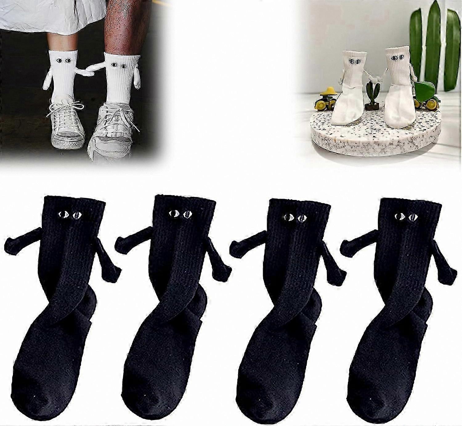 Magnetic Couple Socks for Hand-in-Hand Connection