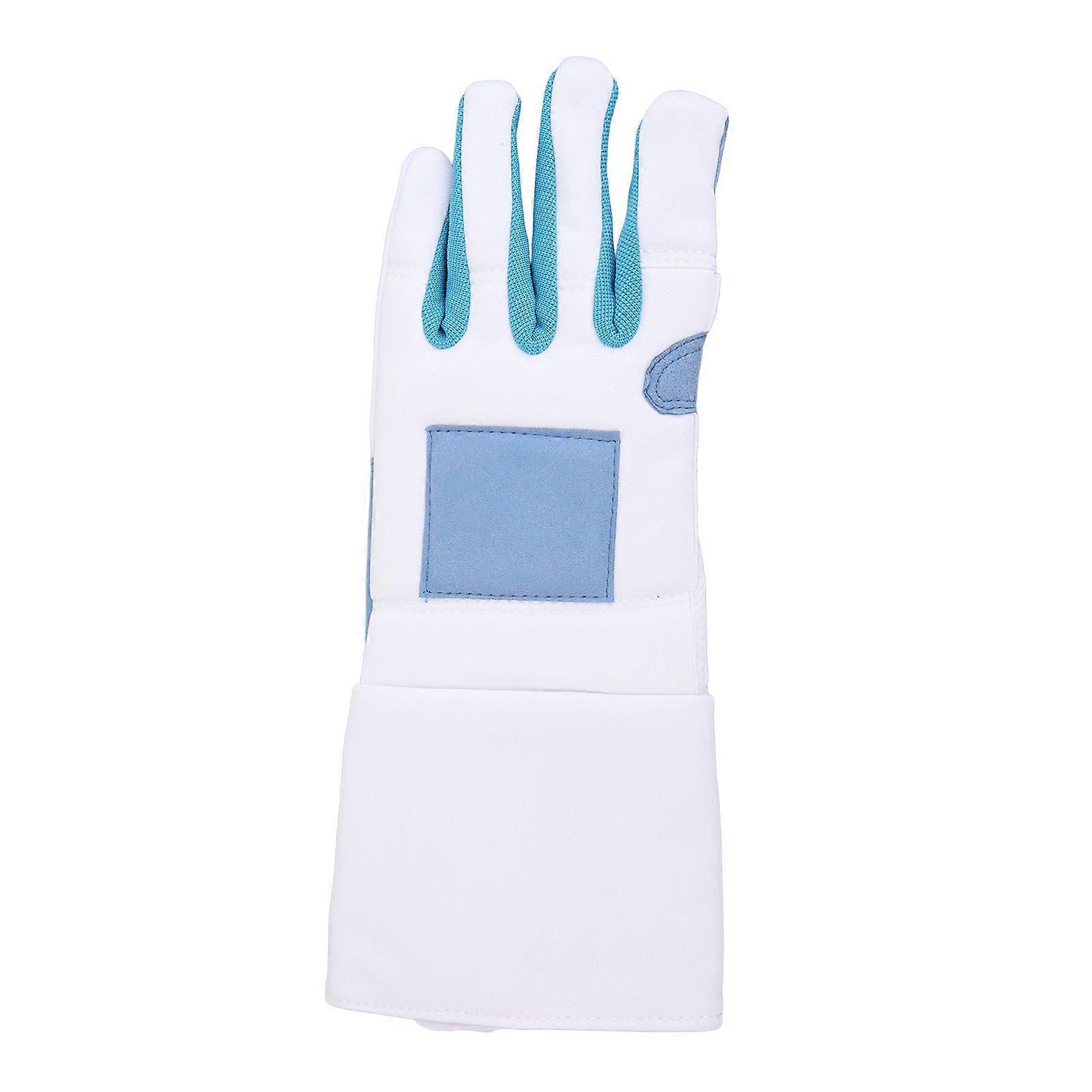 Left Hand Fencing Glove Skid Resistant Abrasion Resistant Saber Glove for Training Practice Match M