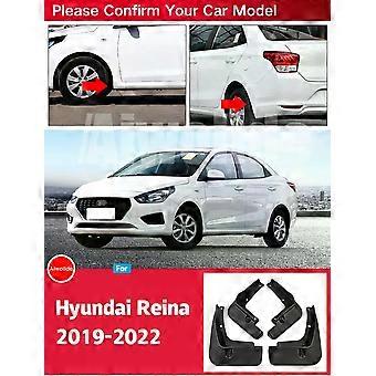 Bewerben Sie sich für Hyundai REINA 2019-2022 Schmutzfänger Spritzschutz Kotflügel Vorne Hinten Kotflügel Auto Styline Autozubehör
