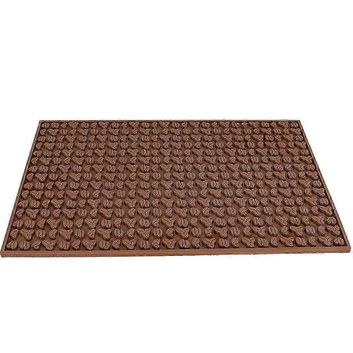 Bar Mat 45x30x0.8CM Mats Non Slip PVC Bar Service Spill Mat Brown