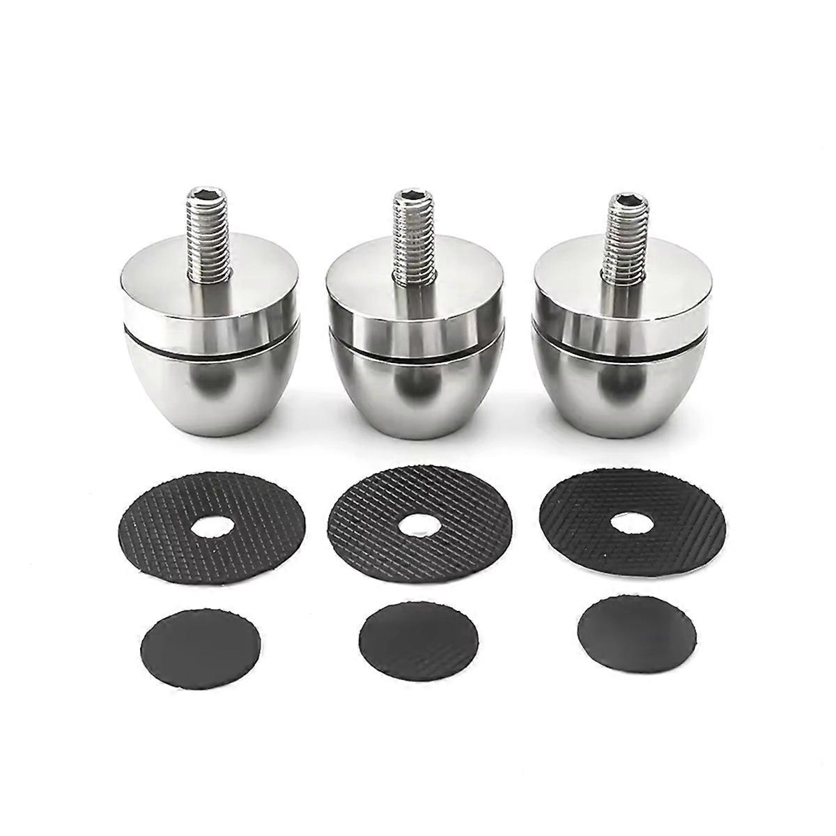 Audio Amplifier Dampers, Stainless Steel Isolation Spikes Stand for Speaker Chassis