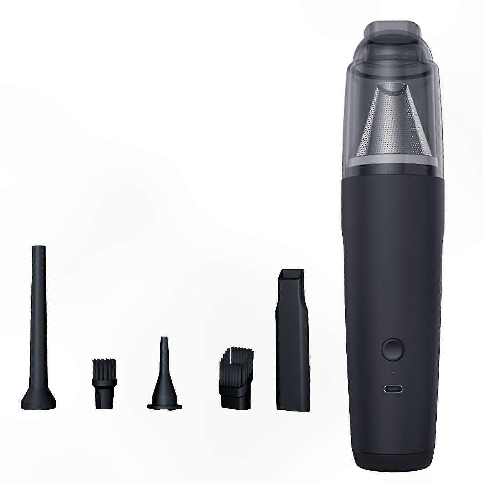Portable Cordless Handheld Vacuum Cleaner with 5 Attachments for Versatile Cleaning 120W Mini Size