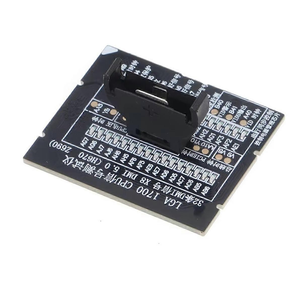 LGA1700 CPU Socket Tester 32x8 H670 Z690 Dummy Load Fake Load with LED Indicator for Motherboard Repair Tool