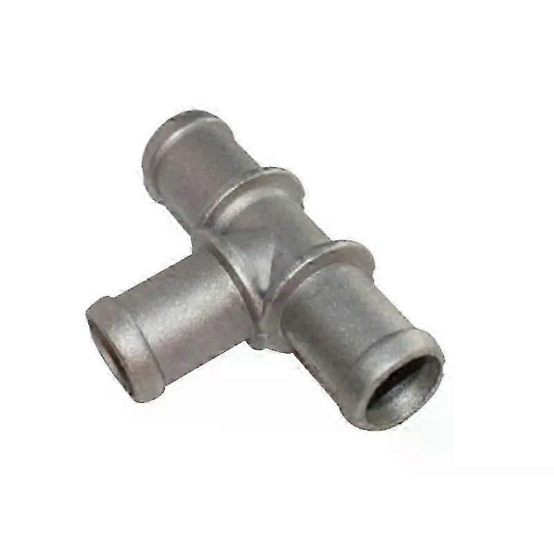 3/4 x 3/4 x 3/4 Tee Coolant Heater Hose Connector Fitting Adapter Fit for Car Aluminum Alloy