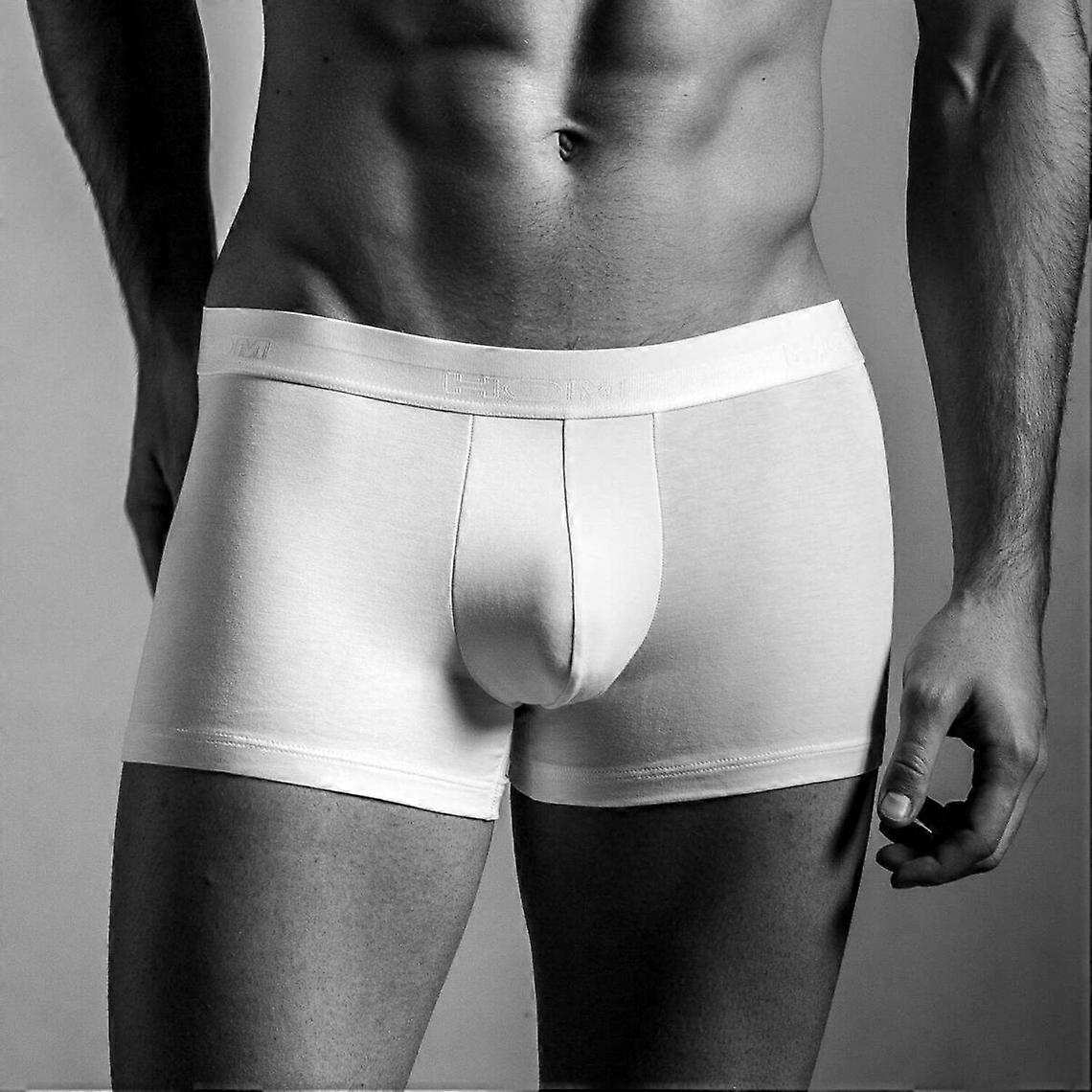 Klasszikus fehér pamut boxernadrág