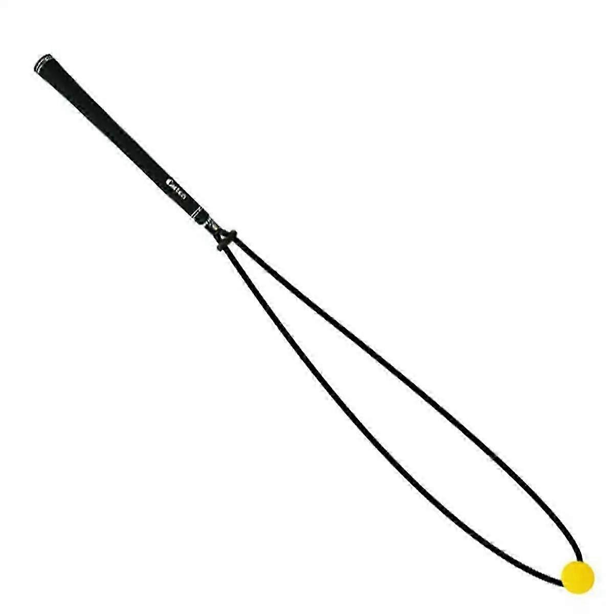 Adjustable Golf Practice Swing Trainer with Rope for Golf Assistance Exercises and Swing Practice