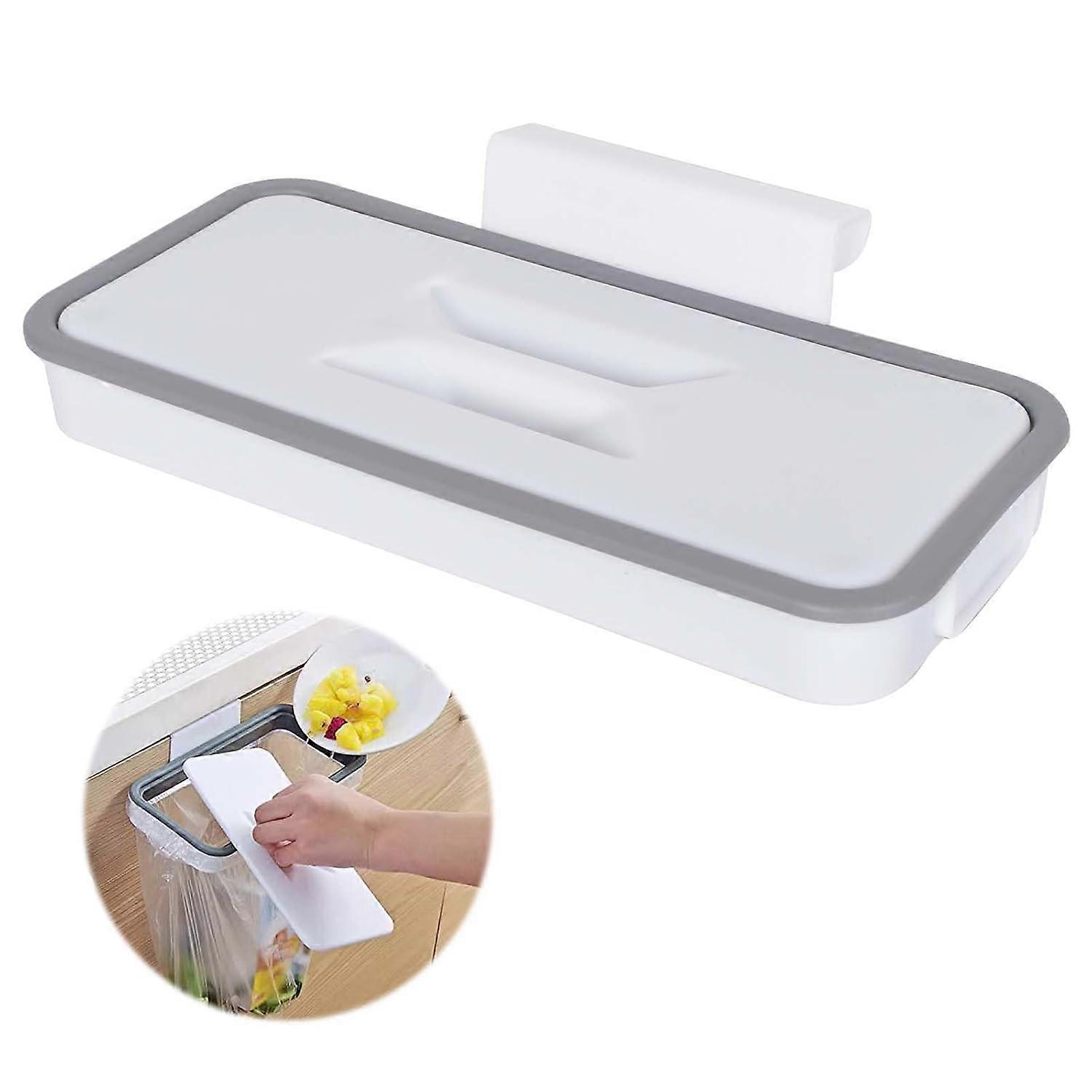 Hanging Trash Bag Holder, Garbage Bag Holder, Kitchen Trash Holder