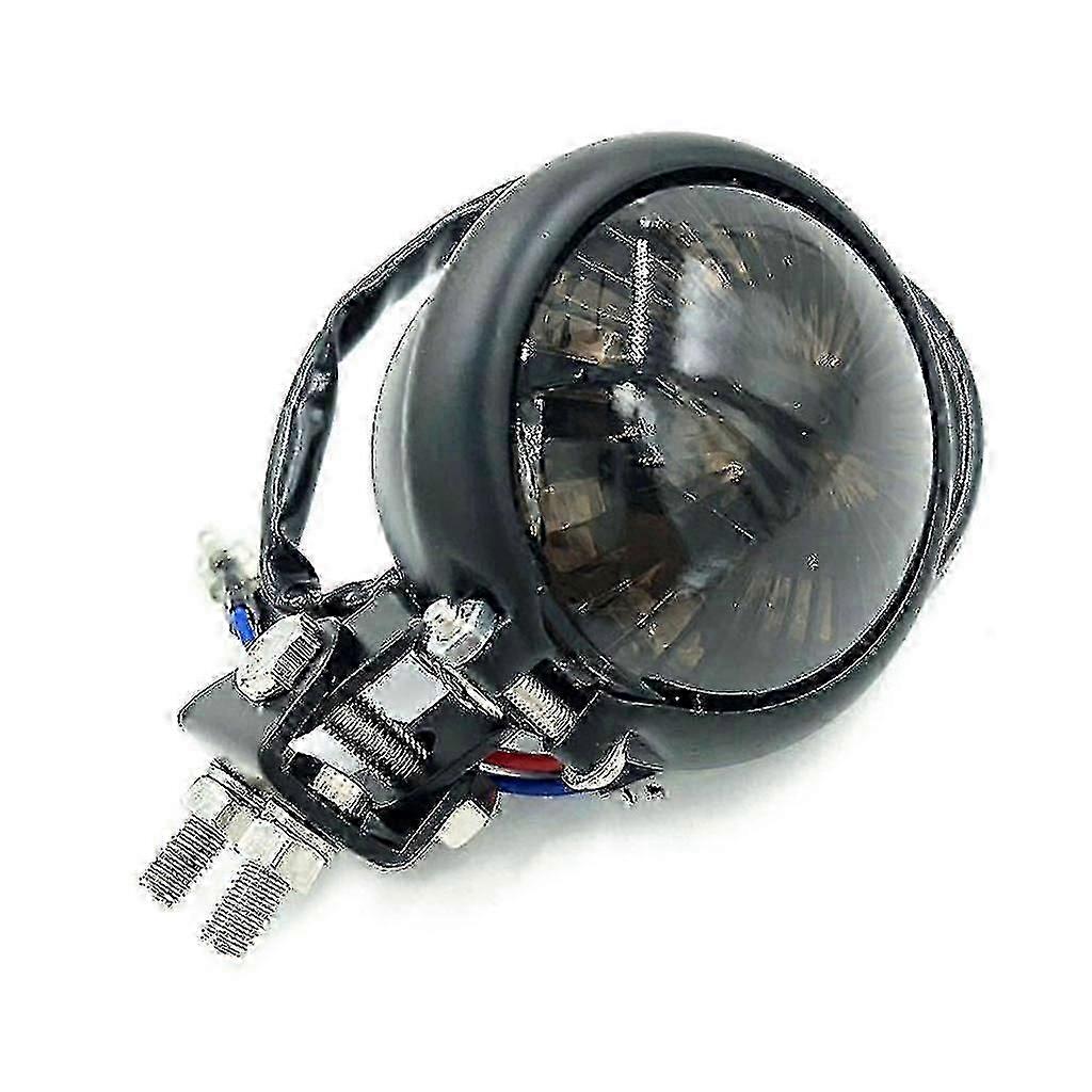 12V LED Adjustable Cafe Racer Style Motorcycle Tail Light Brake Stop Lamp with Red Lens