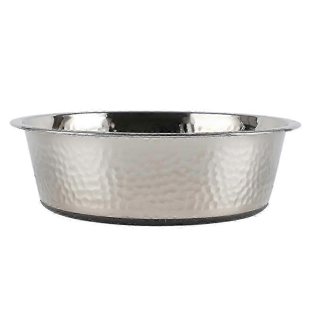 Hammered Decorative Bowls - Luxury Style Premium Dog And Cat Dishes (stainless)