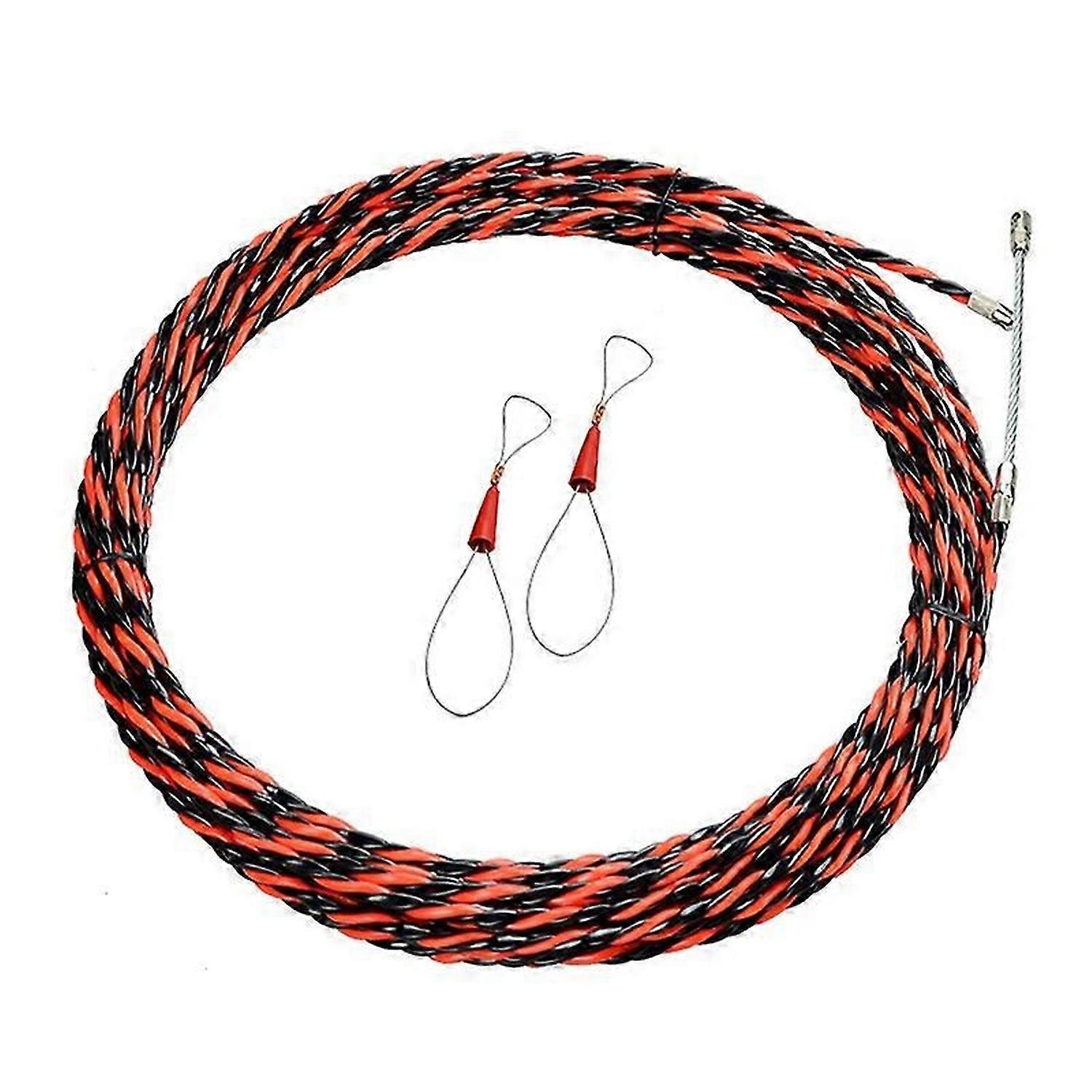 Electrician Threader Set Lead Tool 20M Cable 3-Strand Wall Threader