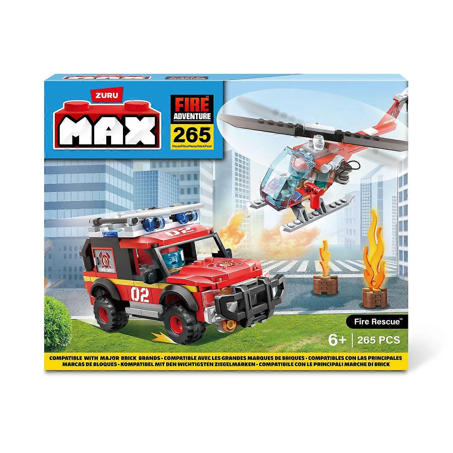 Max City Bricks Fire Station, 265pcs