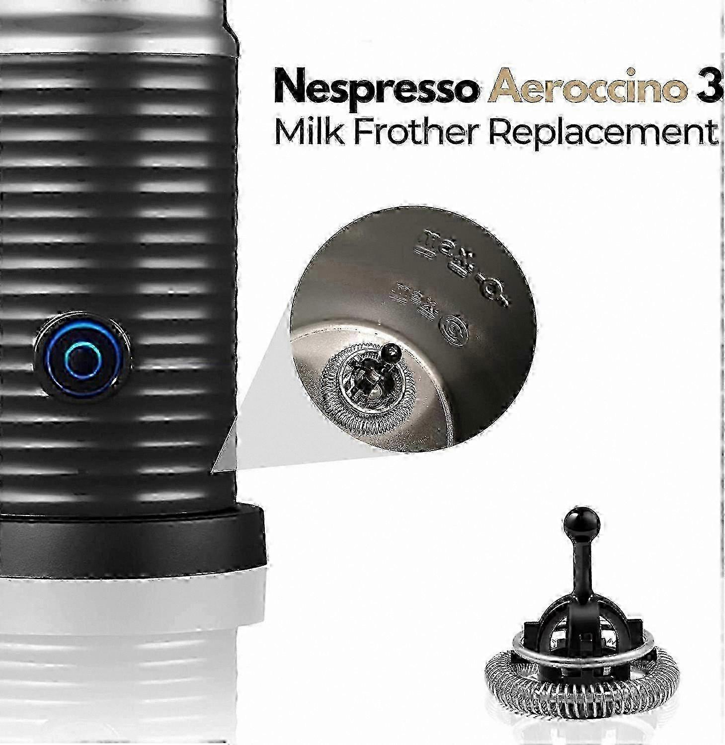 Milk Frother Whisk Replacement for Aeroccino 3 Hot and Cold Mixer Accessory