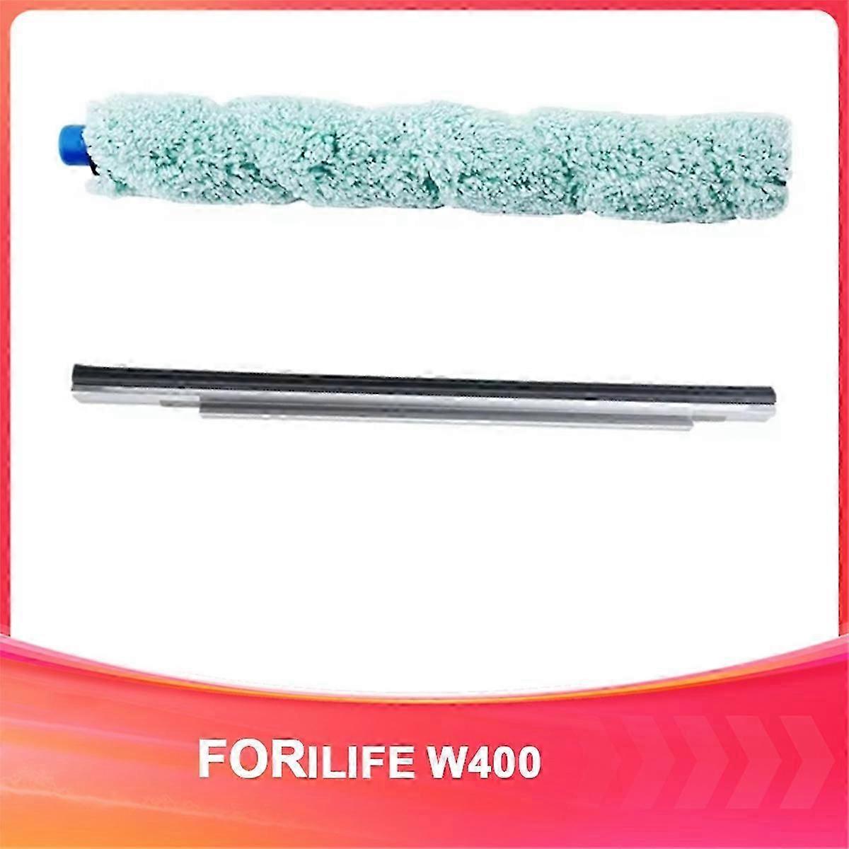 Replacement Roller Brush and Scraper for Floor Washing Robot,Essential Maintenance Kit for Enhanced
