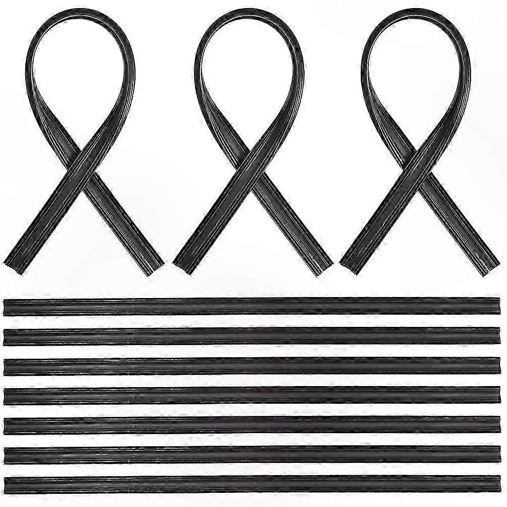 Windshield Wiper Refills for Cars - Flexible Design, 20 Pack Replacement Blades for Rainy Weather Visibility Enhancement