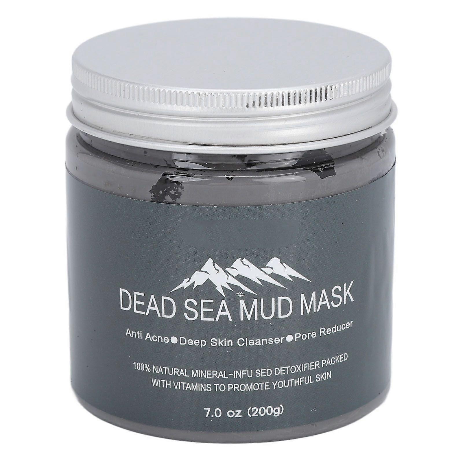 Dead Sea Mud Facial Mask Blackheads Acne Removing Deep Cleaning Hydrating for Face Body 200g
