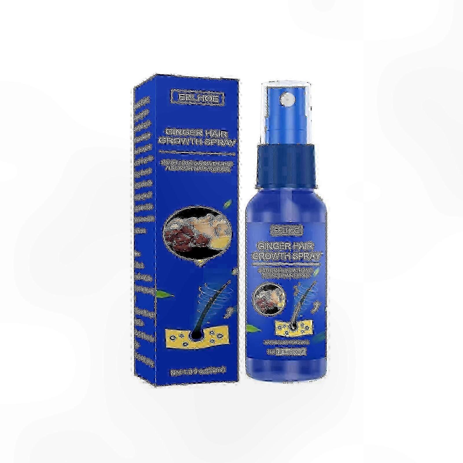 Scalp Nourishing Spray for Hair Growth and Hydration with Massage Application