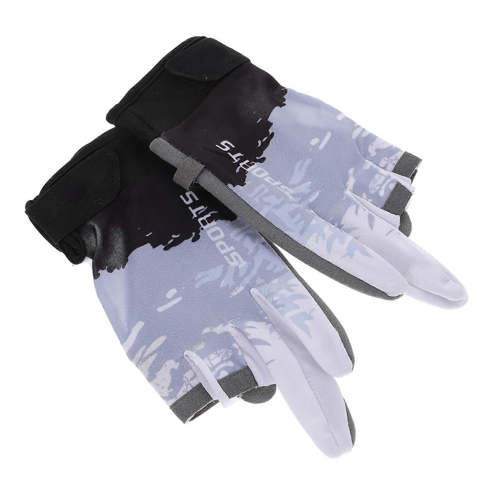 Summer Fishing Gloves Anti-Slip Design For Men And Women With Sleek Appearance 1 Pair
