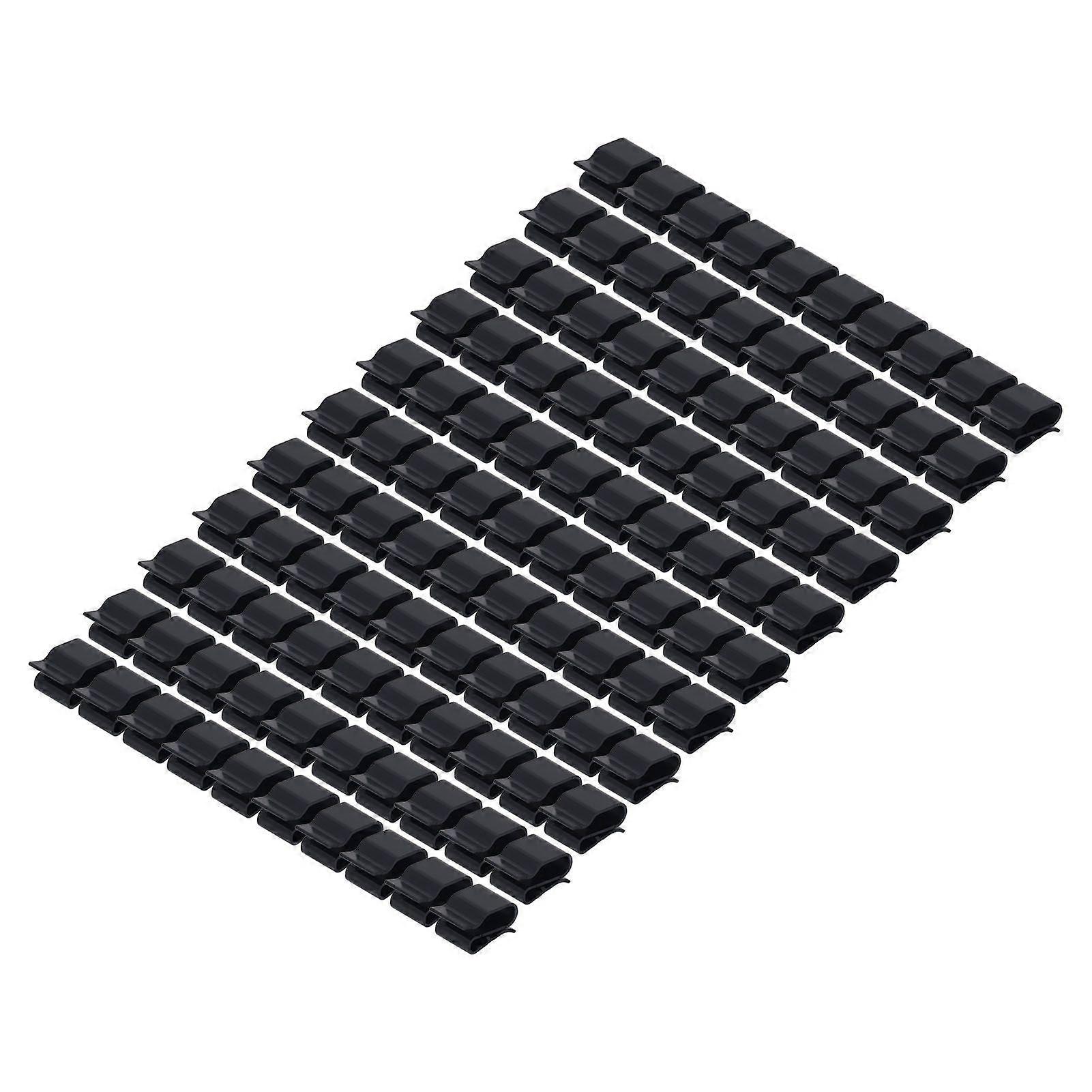 100Pcs Solar Panel Cable Clip PA66 Plastic Insulated PV Wire Fixing Management Tool
