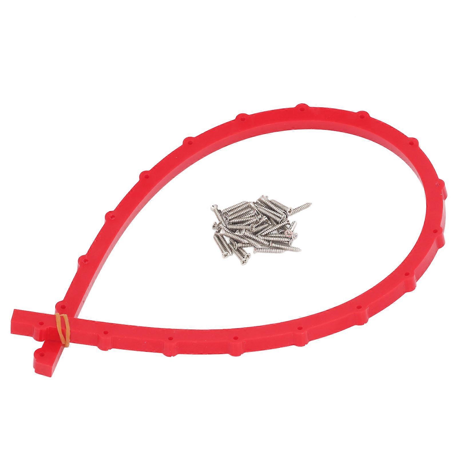 Mini guide de courbe flexible à engrenages pour profilage de menuiserie