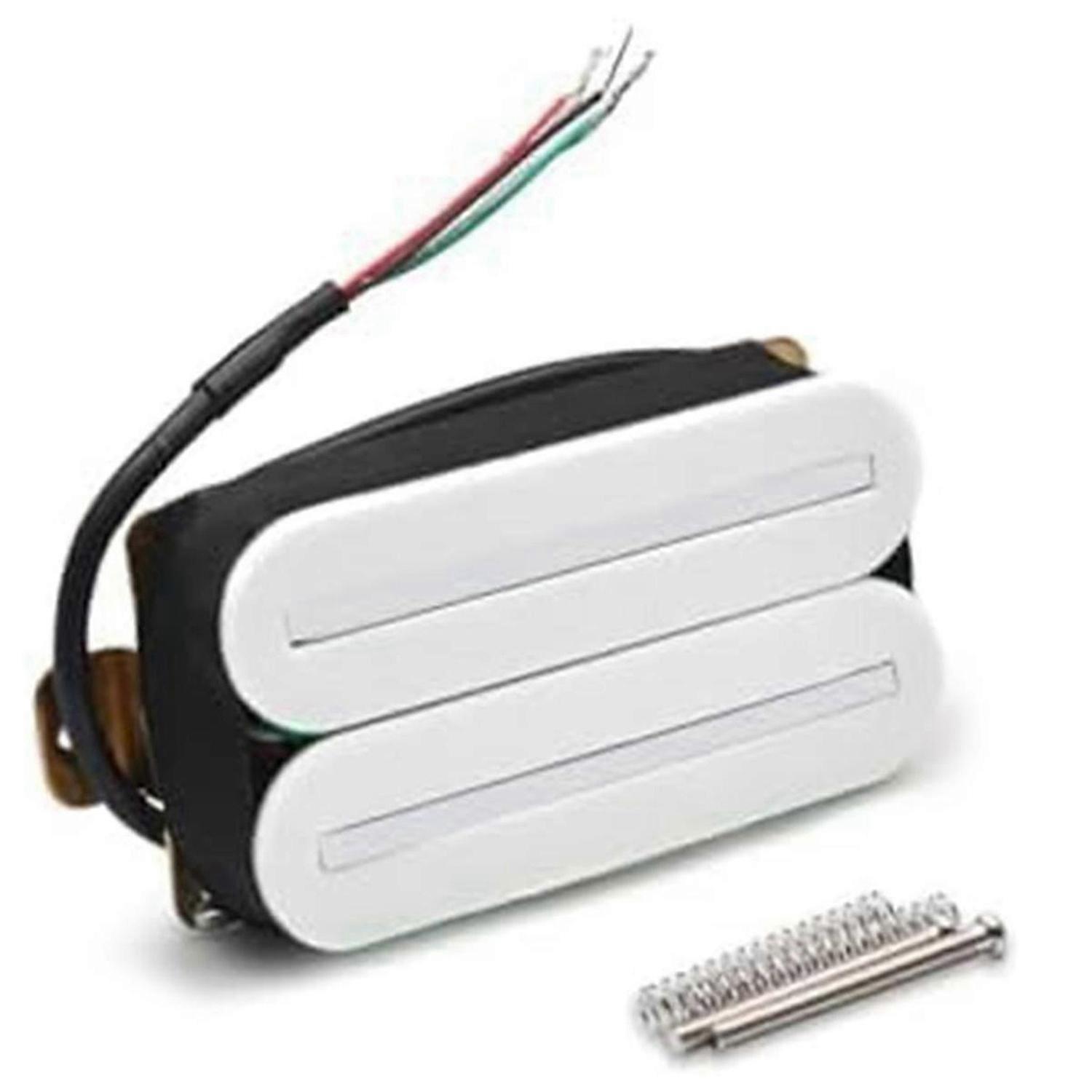 High Output Neck Pickup Dual Hot Rail Humbucker Pickups White
