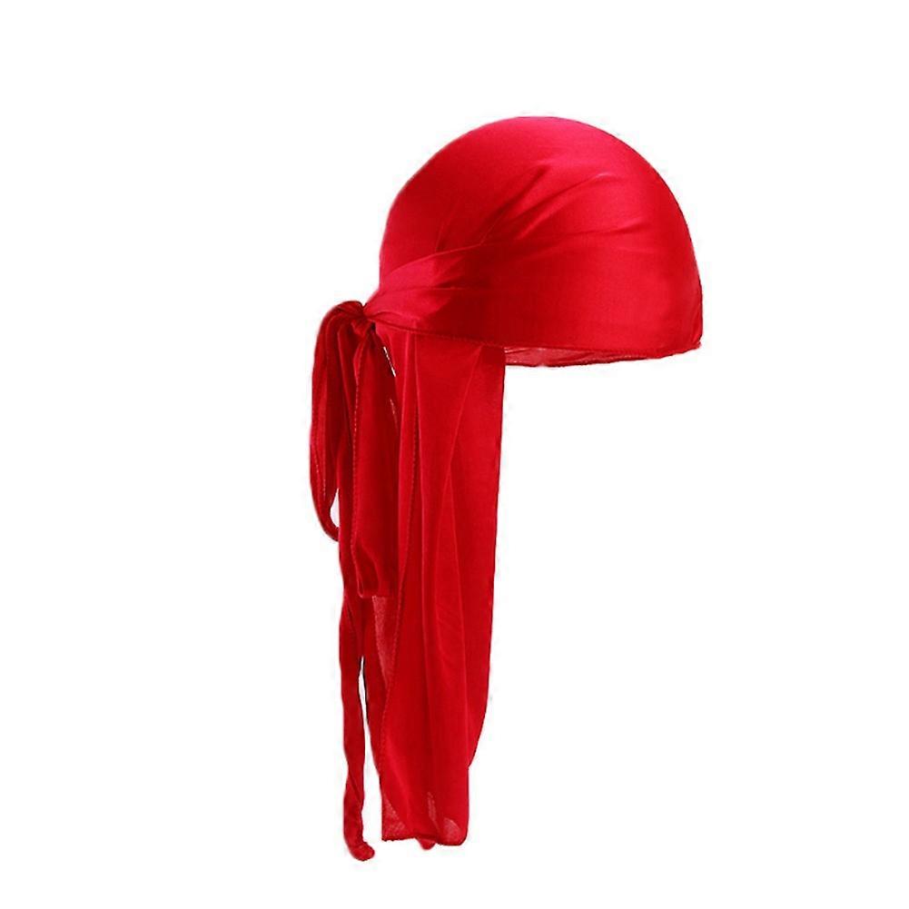 1/3 Pack Silky Satin Durag Unisex Wave Cap Hat Doo Rag Biker Smooth Head Wrap