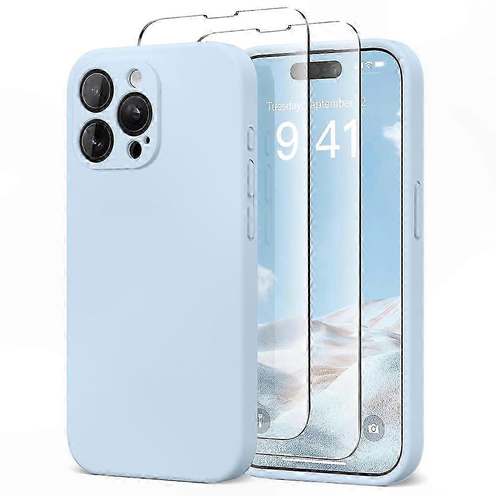 Protective Case with MagSafe Compatibility for 16 Pro, Includes Liquid Cover & Dual Tempered Glass Shields