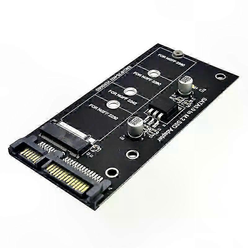 SATA to M.2 Adapter Card for NVMe SSD Conversion High-Speed 6Gbps NGFF Interface