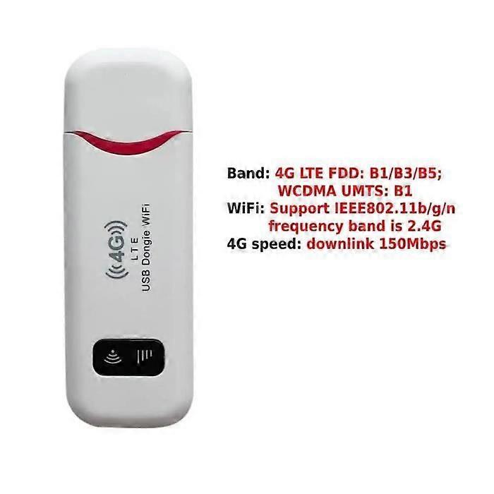 white red - 4G LTE 150Mbps Wireless USB Modem Stick, Mobile Broadband Modem Dongle, Sim Card, Route