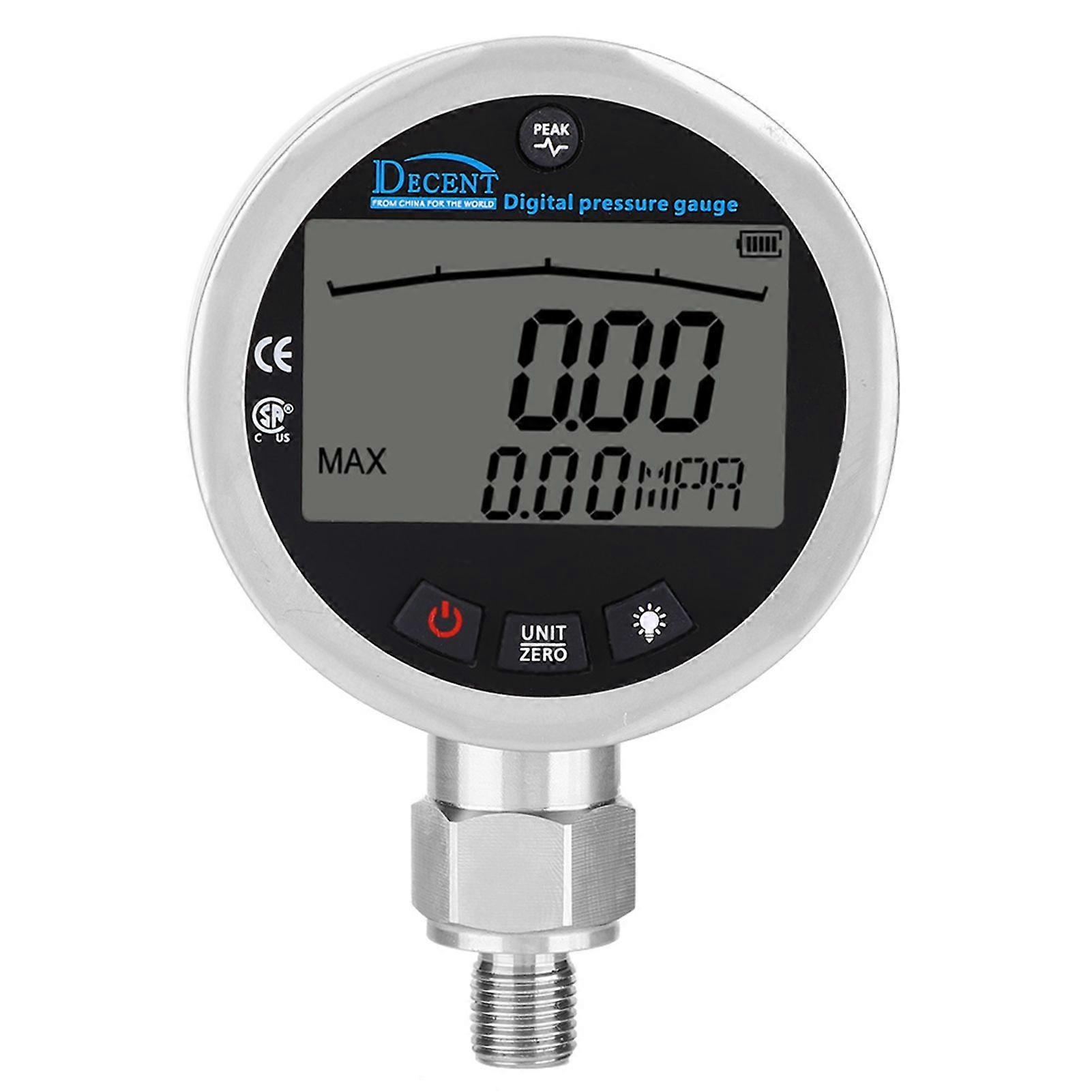 数字液压表 400BAR 040Mpa 5800PSI,带 G1/4 连接器