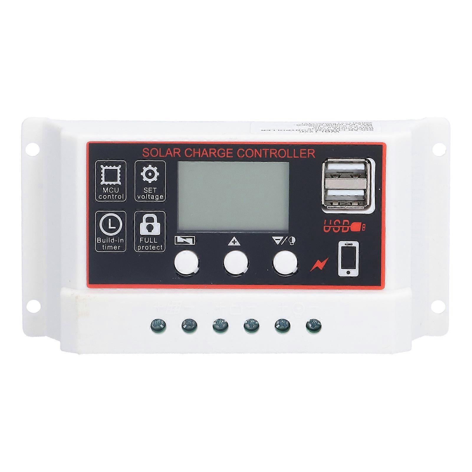 Battery solar controller, lithium controller, simple protection function, 20A photovoltaic controller