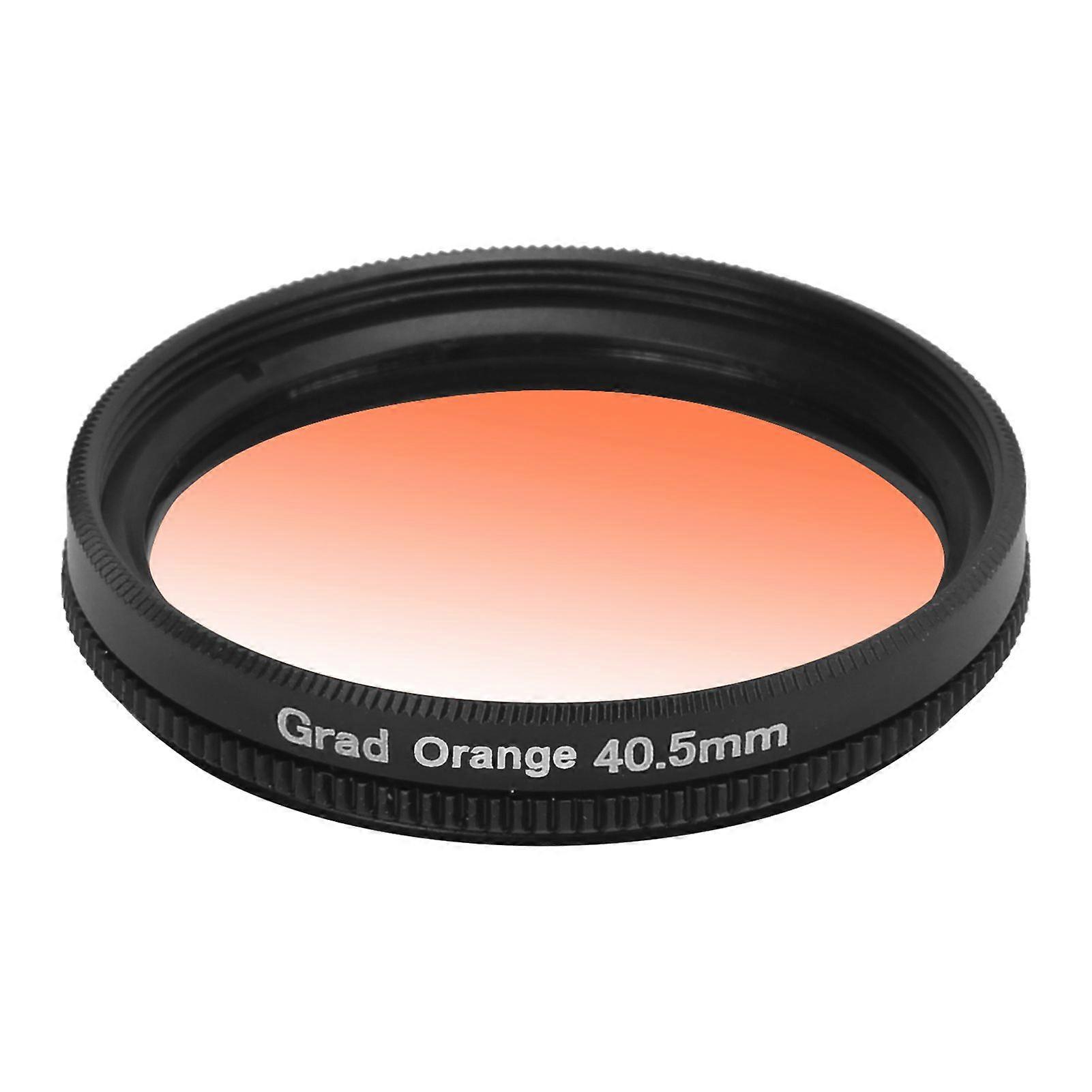 Junestar 40.5mm Gradient Filter Multilayer Coating Waterproof Gradual Colour Lens Filter for Canon CameraGradient Orange