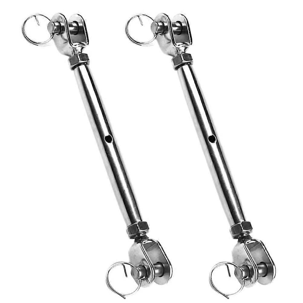 Wire Rope Turnbuckle Stainless Steel Durable Jaw and Jaw 4Pcs Set