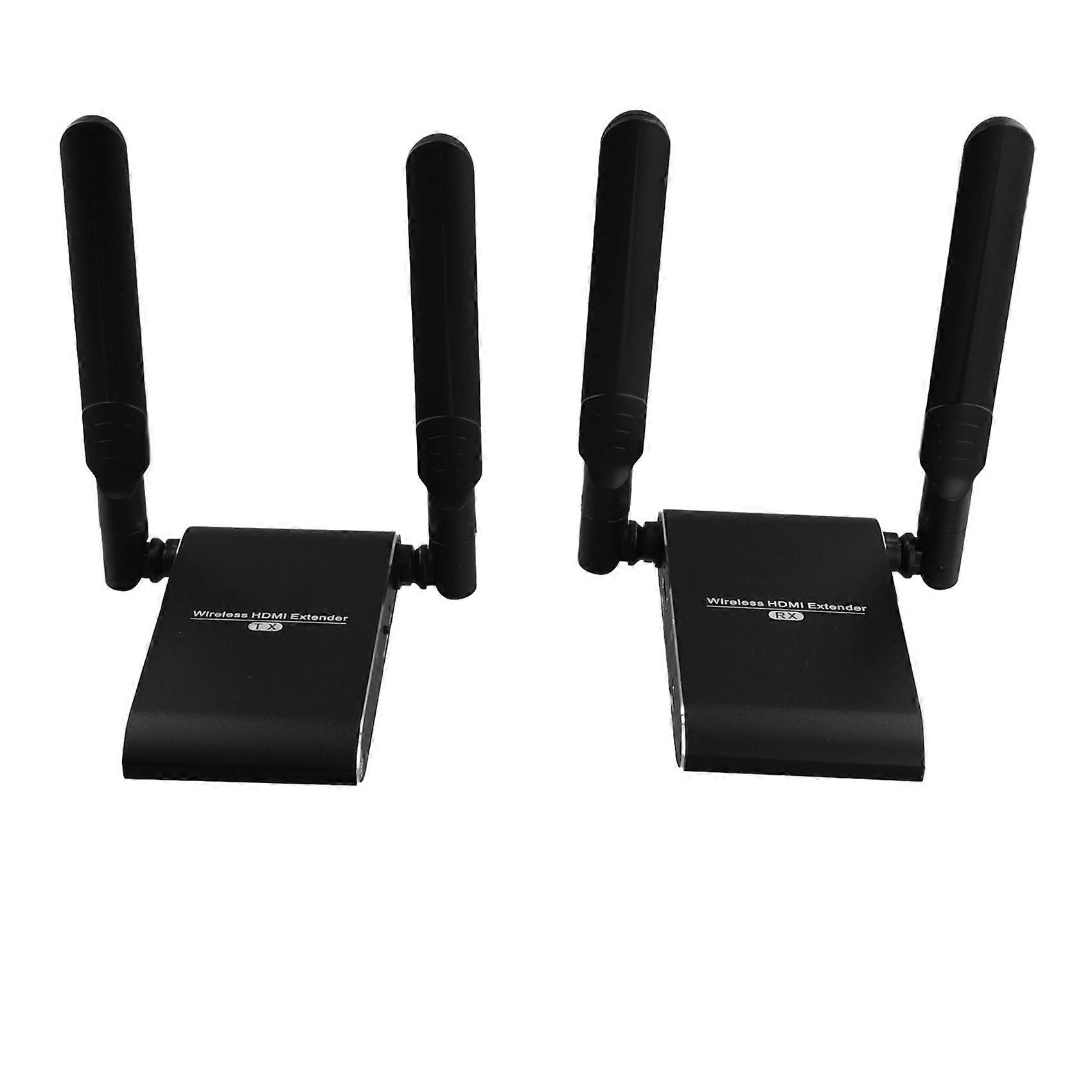 4K 150m Wireless HDMI-Compatible Extender Transmitter and Receiver 4K HD Video Support for CCTV PC Satellite TV EU Plug